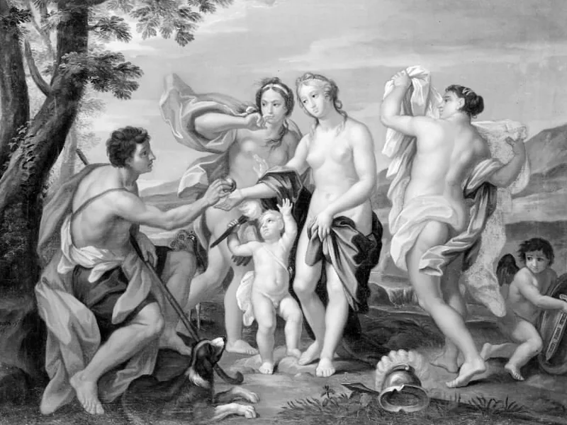 1671-Hendrick Krock - Il giudizio di Paride